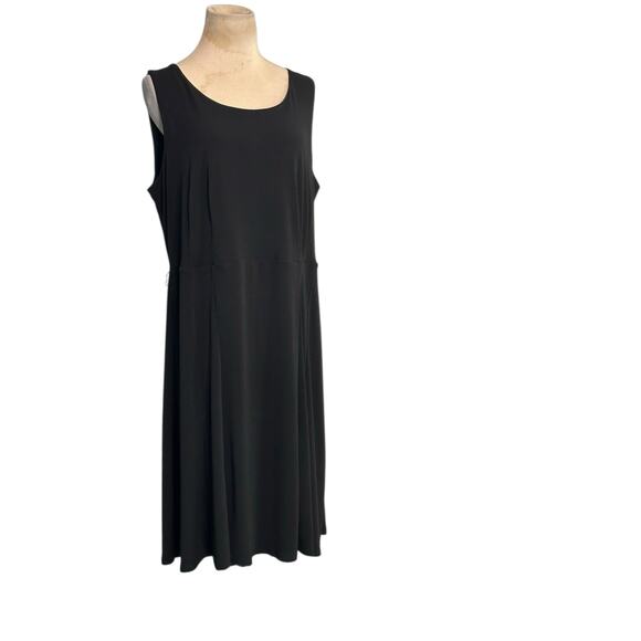 NY Collection black sleeveless party dress size 1X - Picture 8 of 14